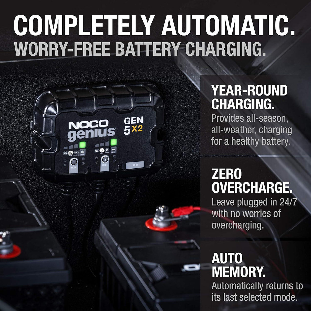 NOCO On-board 5 Amp Battery Charger