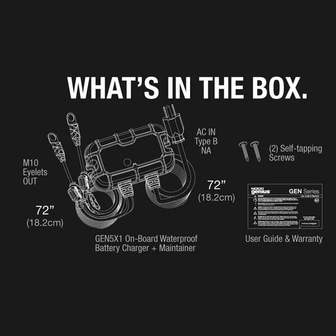 NOCO On-board 5 Amp Battery Charger