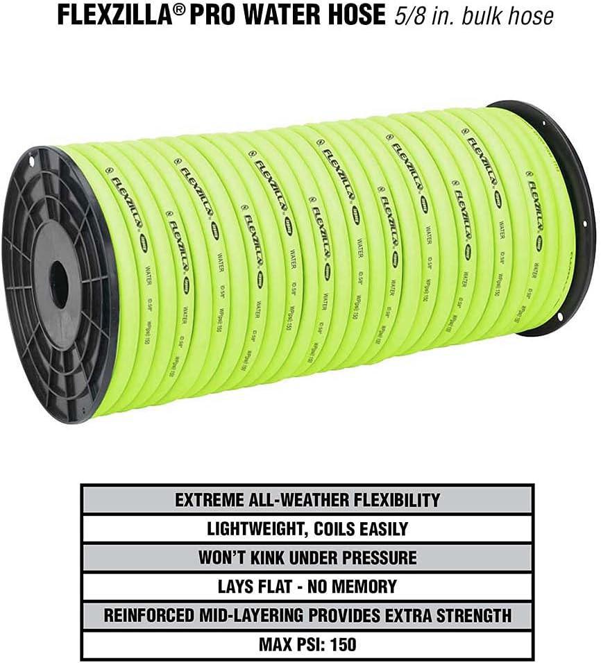 Flexzilla Pro Water Hose, Bulk 5/8 in.