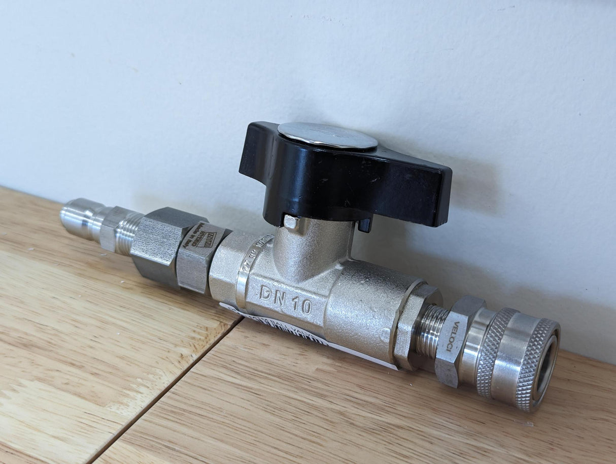 Swivel Ball Valve with Quick Connects
