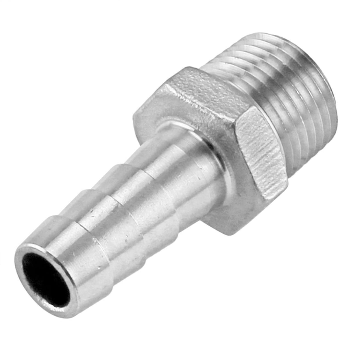1/2” Barb x 1/2” MPT Stainless