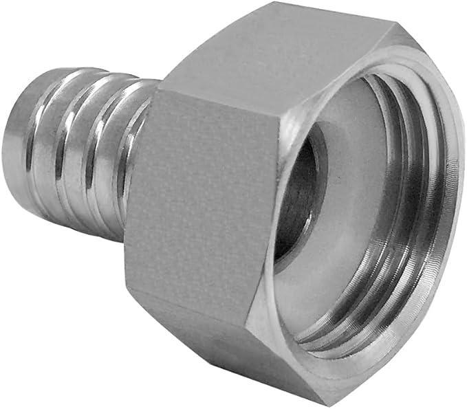 3/4 Inch Female GHT to 1/2 Inch Hose Barb