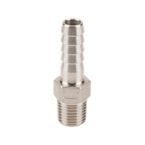 1/4 Inch Male NPT to 3/8 Inch Barb Stainless