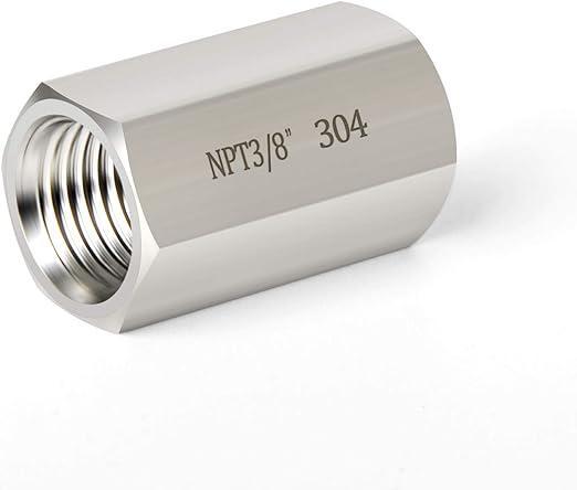 3/8 in Stainless Female Coupler