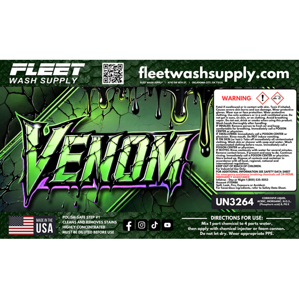 Venom & Viper: Complete 2-Step Truck Wash Bundle