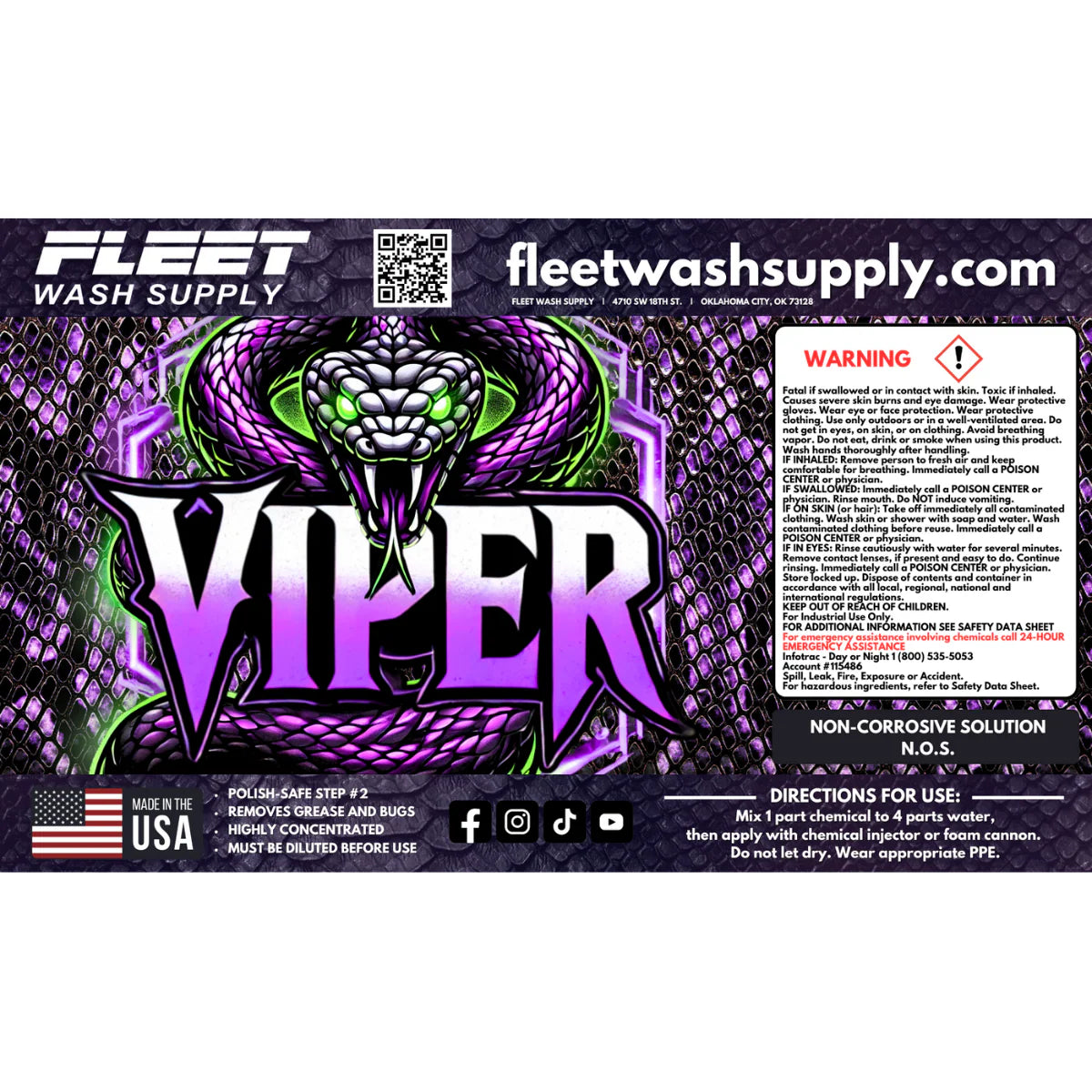 Venom & Viper: Complete 2-Step Truck Wash Bundle