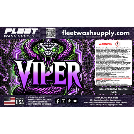 Venom & Viper: Complete 2-Step Truck Wash Bundle
