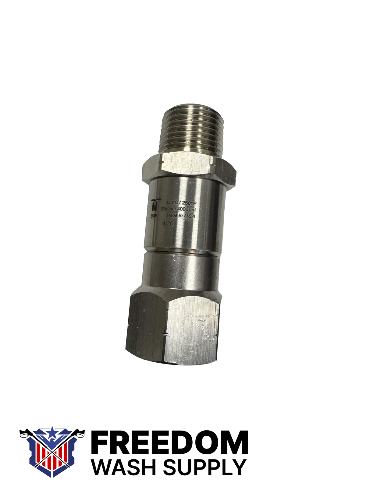 Mosmatic DGV Swivel 32.864 – 1/2" NPTM x 1/2" NPTF (HIGH-FLOW)